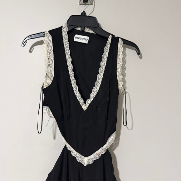 Princess Polly Keila Maxi Black Dress Size 2 - Picture 5 of 5